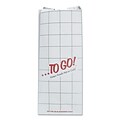 BAGCRAFT ToGo Foil Insulator Pint Paper Bag, 4.75 x 6