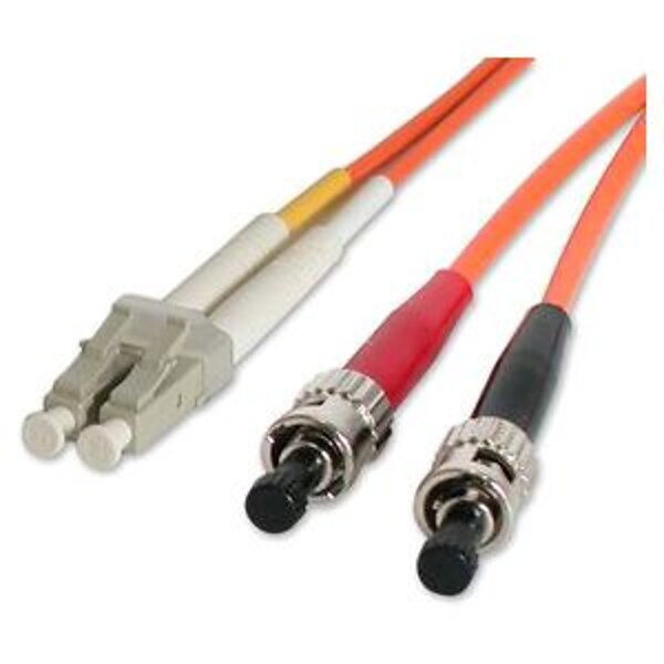 Startech® FIBLCST5 16.4 Multimode 62.5/125 Male LC - ST Duplex Fiber Patch Cable, Orange