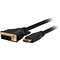 COMPREHENSIVE CABLE® Pro AV/IT 50 HDMI to DVI Male/Male Video Cable; Black