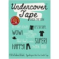 Undercover Tape™ Happy Face Orange Undercover Tape, Orange, 3 x 5