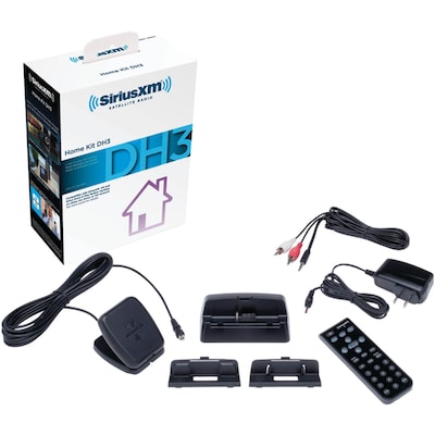 SiriusXM® SXDH3 Dock & Play Home Kit, Black