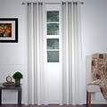 Lavish Home 63-78-I-2 84 Ivory Grommet Curtain Panel, Set of 2