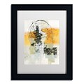 Trademark Fine Art WAP0110-B1114MF Action II by Jane Davies 14 x 11 Framed Art, White Matted