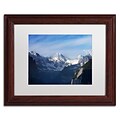 Trademark Fine Art The Morning Comes Over the Swiss Alps by Philippe Sainte-Laudy 11x14 FRM Art, WHT (PSL0323-W1114MF)