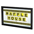 Waffle House AR1500-WAFF-C2 15 x 27 Framed Logo Mirror, Charlotte Hornets