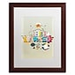 Trademark Fine Art ALI0603-W1620MF "Be Yourself" by Kavan & Co 20" x 16" Framed Art, White Matted