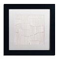Trademark Fine Art ALI0617-B1111MF Spaces Between I by Kavan & Co 11 x 11 Framed Art, WHT MTD