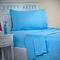 Lavish Home Series 1200 66-MF75S-T-LTBL 3-Piece Blue Sheet Set, Twin, 3/Set