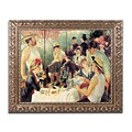 Trademark Fine Art M214-G1620F Luncheon by Pierre-Auguste Renoir 16 x 20 Framed Art