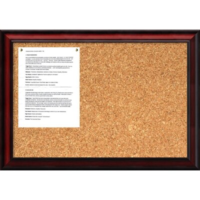 Amanti Art Rubino 19 x 27 Message Cork Boards