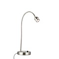 Adesso® Prospect LED Gooseneck Desk Lamp, Brushed Steel (3218-22)