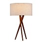 Adesso® Brooklyn 29.5H Incandescent Table Lamp, Walnut ( 3226-15)