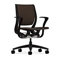 HON® Purpose® Mid-Back Office/Computer Chair, Upholstered, Espresso
