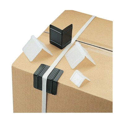 2.5 x 2 Plastic Edge Protectors, White , 1000/Carton (CP-125A)