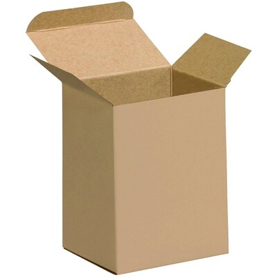 SI Products 5 x 2.5 x 3 Reverse Tuck Folding Cartons, Brown, 500/ Carton (RTC26)