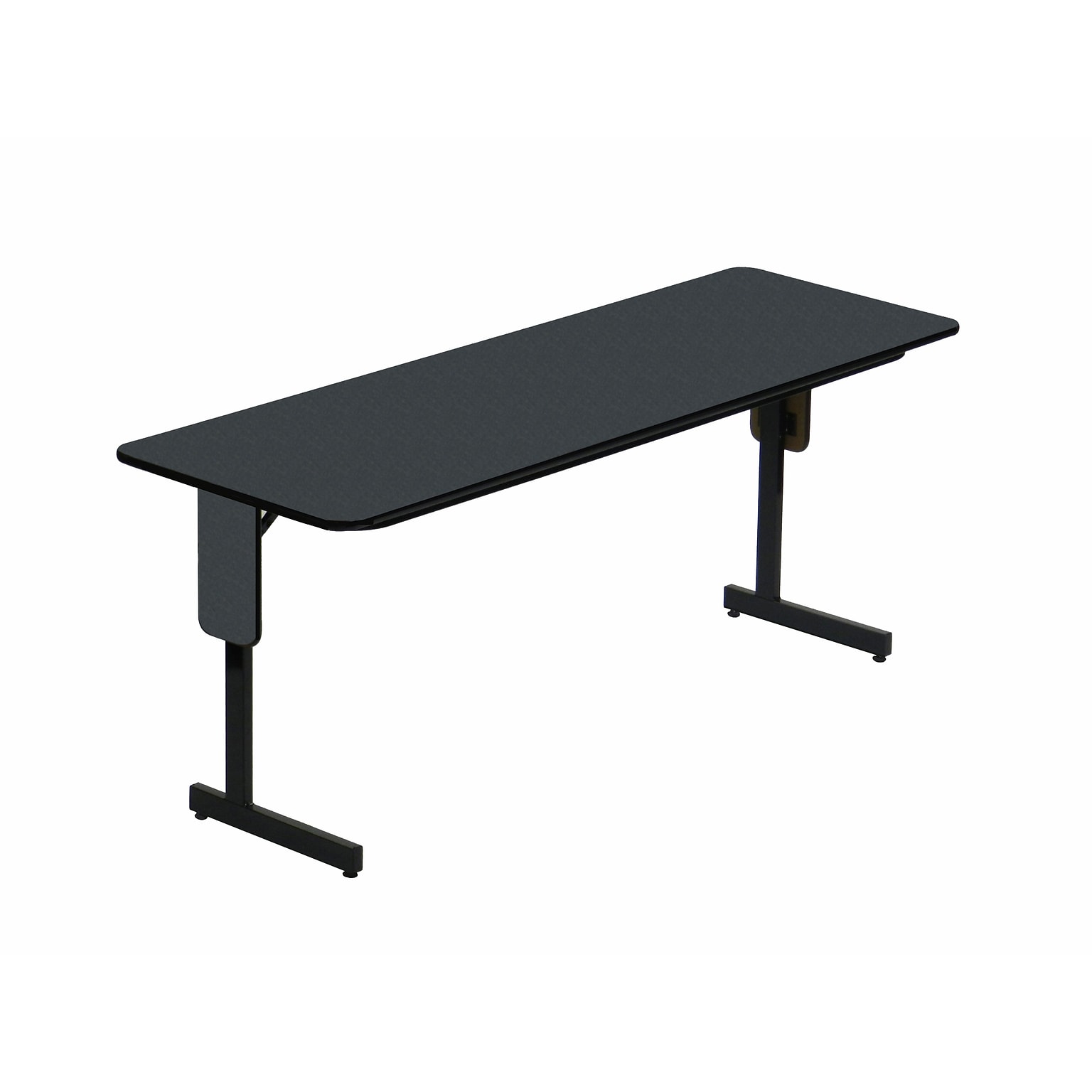 Correll 60 Metal & Laminate Panel Leg Folding Table, Black Granite (SP2460PX-07)