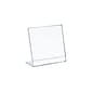 Azar Displays L-Shape Plastic Sign Holder 10/Pack