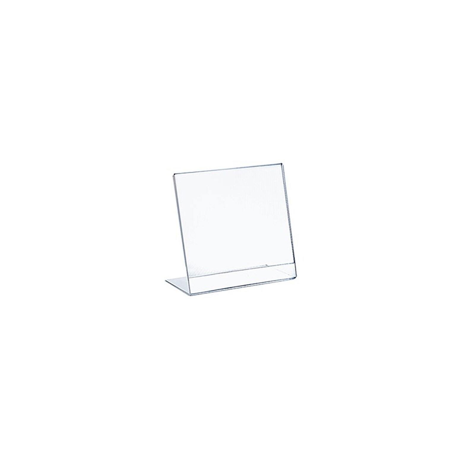 Azar Displays Vertical Slanted Plastic Sign Holder 10/Pack