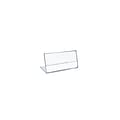 Azar Displays Horizontal L-Shape Sign Holders 10/Pack