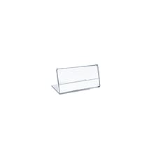 Azar Displays Horizontal L-Shape Sign Holders 10/Pack