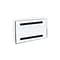 Azar Displays Acrylic Horizontal Wall Mount Sign Holder with Magnetic Tape 10/Pack