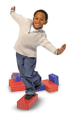 Melissa & Doug Deluxe Jumbo Cardboard Blocks, 40 pc