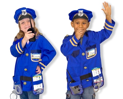 Melissa & Doug Police Officer Role Play Set, Blue (4835)