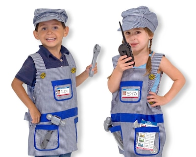 Melissa & Doug Train Engineer Role Play Costume Set