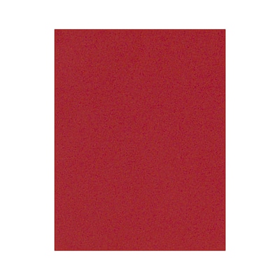 LUX Colored Paper, 32 lbs., 8.5 x 11, Ruby Red, 50 Sheets/Pack (81211-P-76-50)