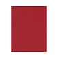 Lux 8.5 x 11 inch Ruby Red Cardstock