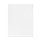 LUX 80lb. Bright White, 100% Recycled Cardstock, 8 1/2" x 11", Letter, 1000 Sheets