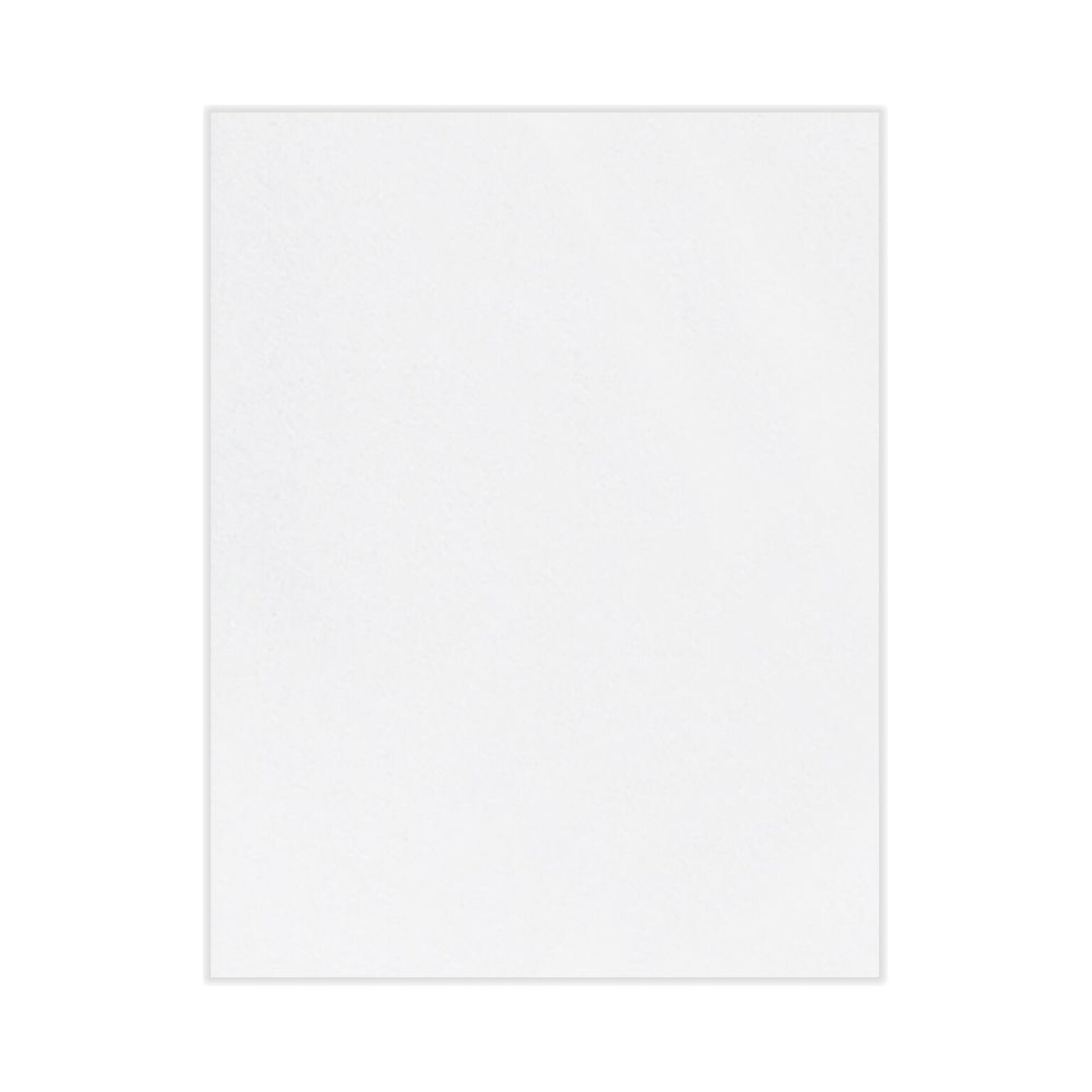 LUX 80lb. Bright White, 100% Recycled Cardstock, 8 1/2 x 11, Letter, 50 Sheets