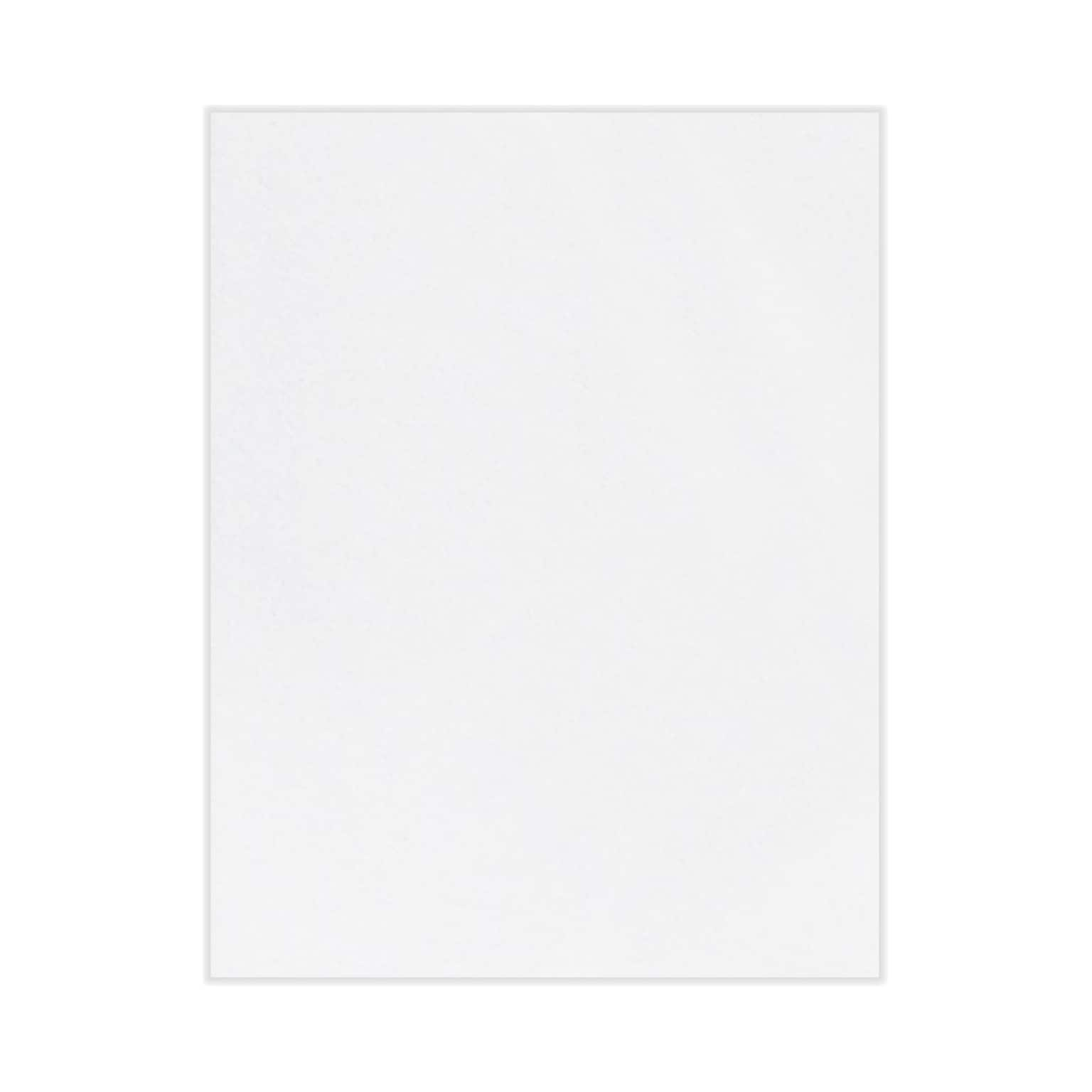 LUX 80 lb. Cardstock Paper, 8.5 x 11, Bright White, 500 Sheets/Pack (81211-C-03-500)