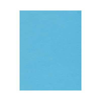 LUX Colored Paper, 28 lbs., 8.5 x 11, Bright Blue, 50 Sheets/Pack (81211-P-13-50)