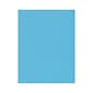 LUX Colored Paper,  28 lbs., 8.5" x 11", Bright Blue, 500 Sheets/Pack (81211-P-13-500)
