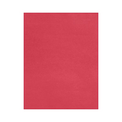 LUX Colored Paper,  28 lbs., 8.5 x 11, Holiday Red, 500 Sheets/Pack (81211-P-20-500)