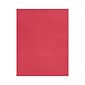 LUX 8.5" x 11" Colored Paper, 32 lbs., Holiday Red, 50 Sheets/Pack (81211-P-20-50)