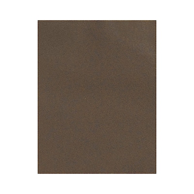 LUX Colored Paper, 32 lbs., 8.5" x 11", Chocolate, 50 Sheets/Pack (81211-P-25-50)