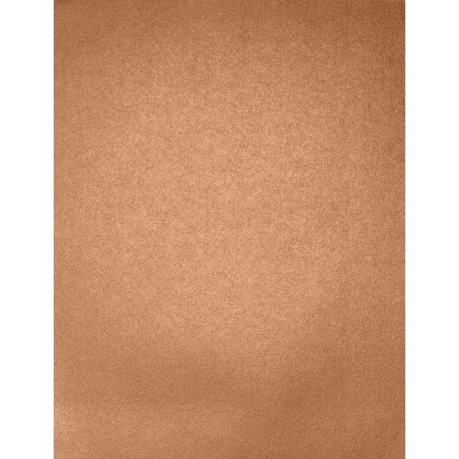 LUX Colored Paper, 32 lbs., 8.5 x 11, Copper Metallic, 50 Sheets/Pack (81211-P-27-50)