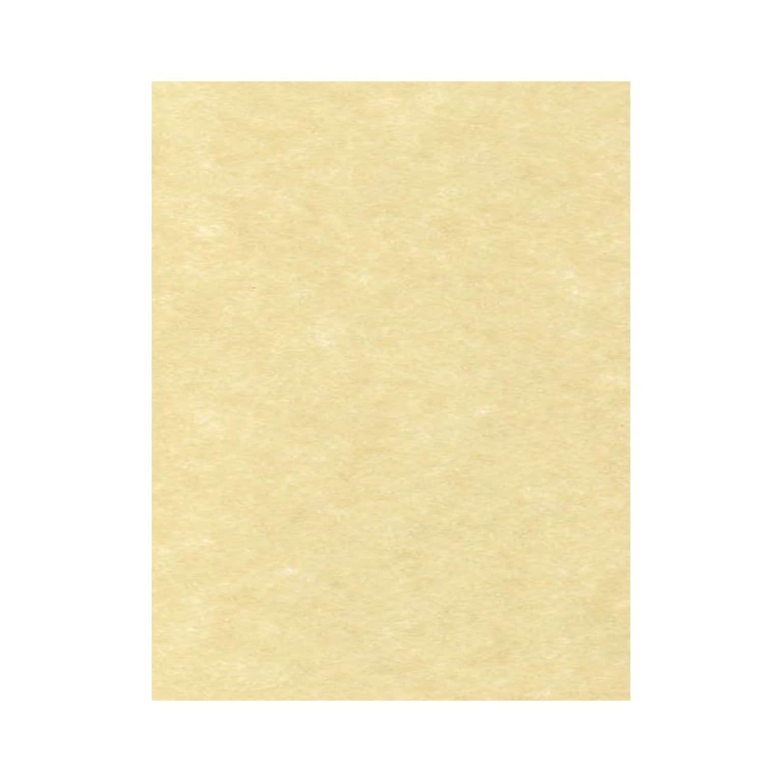 LUX Colored Paper,  28 lbs., 8.5 x 11, Gold Parchment, 500 Sheets/Pack (81211-P-41-500)