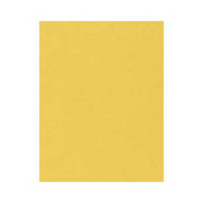 LUX Colored Paper, 28 lbs., 8.5 x 11, Goldenrod Yellow, 250