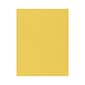 LUX Colored Paper, 28 lbs., 8.5" x 11", Goldenrod Yellow, 250 Sheets/Pack (81211-P-43-250)