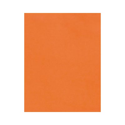 Lux 8.5 x 11 inch Mandarin Cardstock