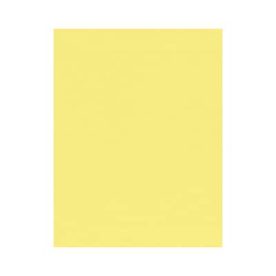 LUX 8.5 x 11 Business Pper, 28 lbs., Pastel Canary Yellow, 50 Sheets/Pack (81211-P-65-50)