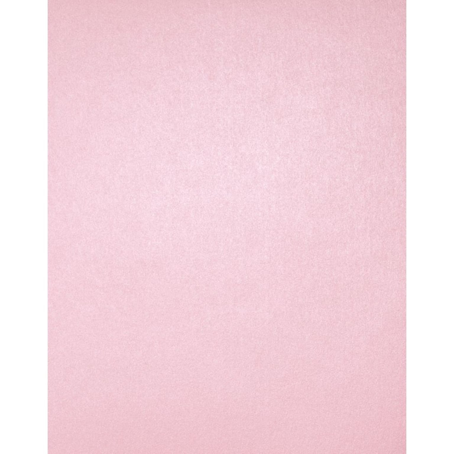 LUX Colored 8.5 x 11 Business Paper, 32 lbs., Rose Quartz Pink Metallic, 50 Sheets/Pack (81211-P-75-50)