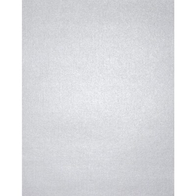 LUX 105 lb. Cardstock Paper, 8.5 x 11, Silver Metallic, 50 Sheets/Pack (81211-C-78-50)