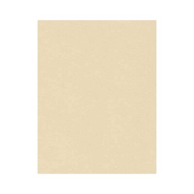 LUX Colored Paper, 28 lbs., 8.5 x 11, Tan, 50 Sheets/Pack (81211-P-86-50)