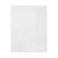 Lux 19 x 13 inch White Linen Cardstock