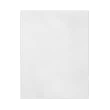 Lux 19 x 13 inch White Linen Cardstock