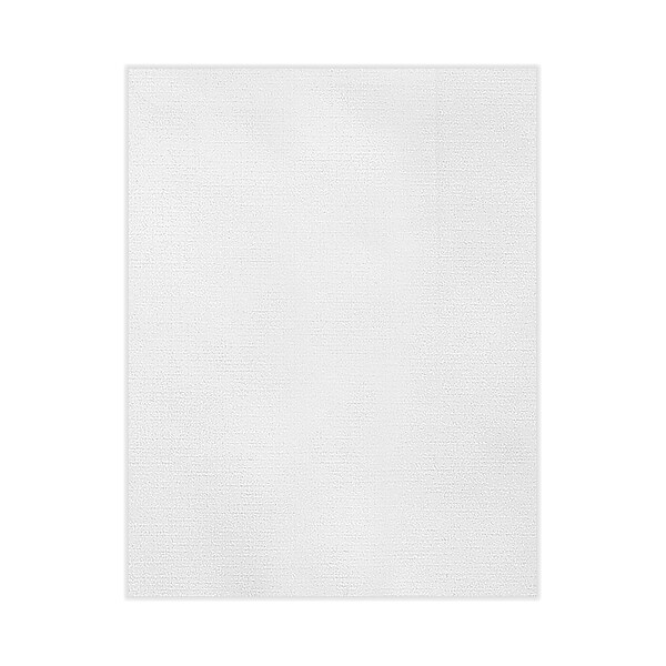 Lux 110 lb. Cardstock 8.5 x 11 White Linen 250 Sheets/Ream  (81211-C-90-250)